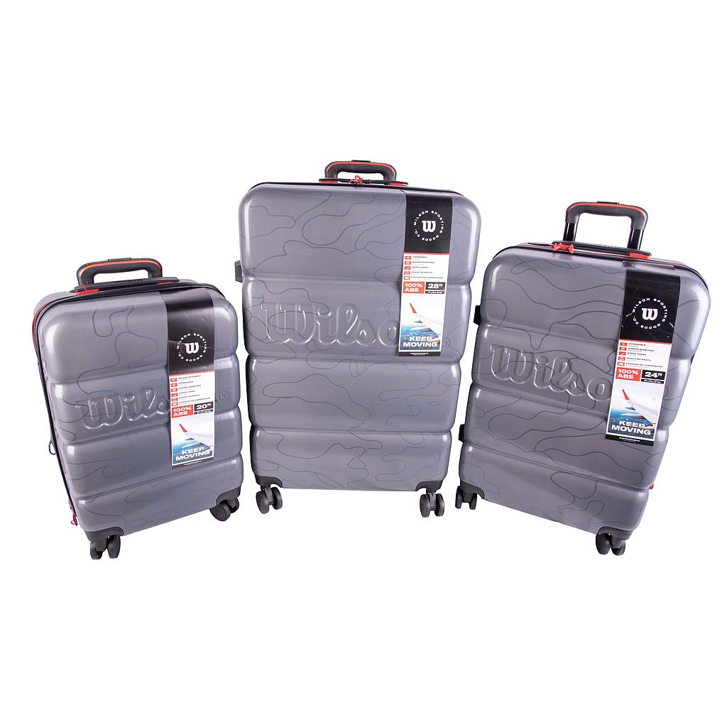 SET DE 6 VALIJAS RÍGIDAS ABS 1746 - GRIS